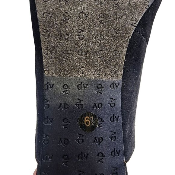 Dolce‎ Vita Black Faux Suede Cut Out Cage Lace Up Open Toe Pump Women's Size 6.5 - Picture 11 of 12